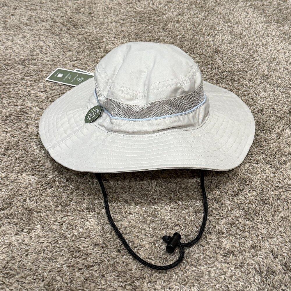 NWT Women's Panama Jack Mesh Khaki Hat with Drawstring